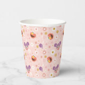 Abby Cadabby en Elmo | Woodland Pattern Papieren Bekers (Rechts)