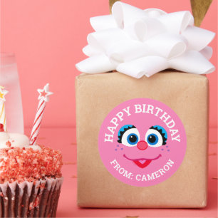 Abby Cadabby Face   Joyeuse étiquette cadeau d'ann