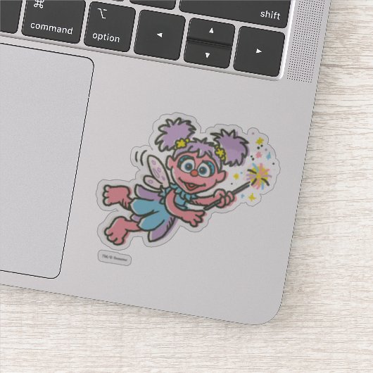 Abby Cadabby Flying Sticker (Detail)
