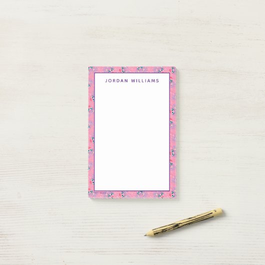 Abby Cadabby Fur Face Pattern Post-it® Notes (Op bureau)