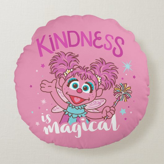 Abby Cadabby - Kindness is Magisch Rond Kussen (Voorkant)