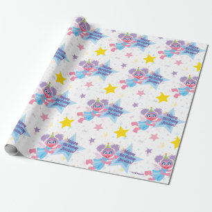 Abby Cadabby Party Star Pattern Cadeaupapier
