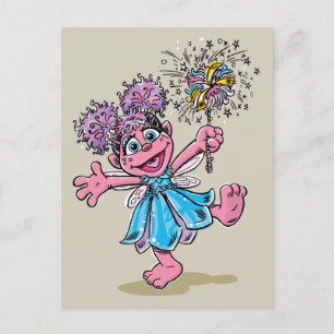 Abby Cadabby Retro Kunst Briefkaart