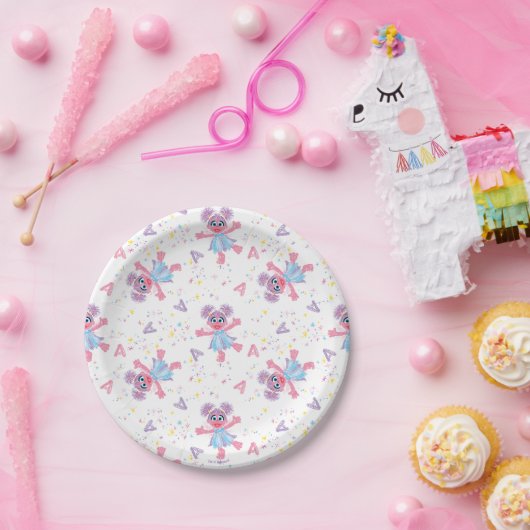 Abby Cadabby Sparkle Pattern Papieren Bordje (Feest)