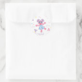 Abby Cadabby Sparkle Pattern Ronde Sticker (Tas)
