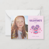 Abby Cadabby Valentijnshart Grafisch Notitiekaartje (Voorkant)