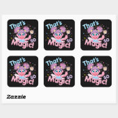 Abby Cadabby Wand Vierkante Sticker (Vel)