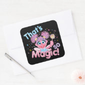 Abby Cadabby Wand Vierkante Sticker (Envelop)