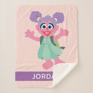 Abby Cadabby Woodland Jouw namen toevoegen Sherpa Deken