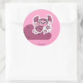 Abby Doodley Cloud Pattern Ronde Sticker (Tas)