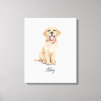 Abby – Een bundel van vreugde Canvas Afdruk