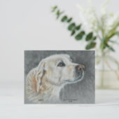 Abby, een echte vriend. briefkaart (Staand voorkant)