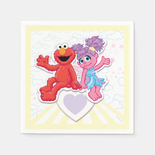 Abby & Elmo Grafisch Servet