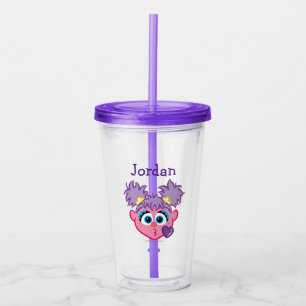 Abby Face die een kus gooit Acryl Drinkbeker
