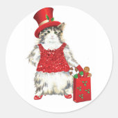 Abby, les stickers uniques Christmas Kitty (Devant)
