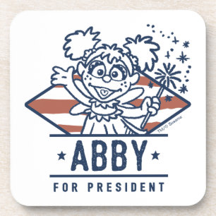 Abby voor President Bier Onderzetter