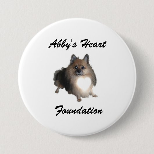 Abby's Heart Foundation Button (Voorkant)
