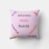 ABC/123 het klantgerichte Nieuwe Meisje van het Kussen (Achterkant)