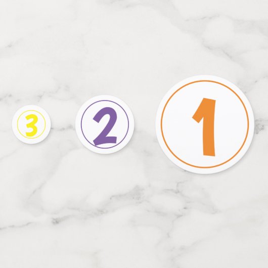 ABC 123 Party Confetti (Derrière)