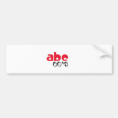 ABC 80's Bumpersticker (Voorkant)