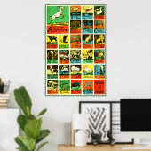 Abc Alphabet animal poster - Teaching Aid Chart (Thuiskantoor)