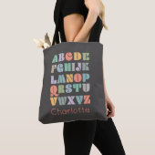 ABC Alphabet Persoonlijke naam Canvas tas (Dichtbij)