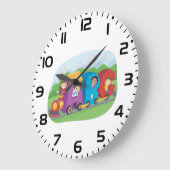 ABC Alphabet Train met Kinder Fun Educational Grote Klok (Hoek)