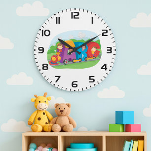 ABC Alphabet Train met Kinder Fun Educational Grote Klok