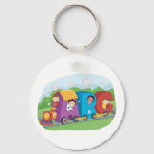 ABC Alphabet Train met Kinder Fun Educational Sleutelhanger (Achterkant)