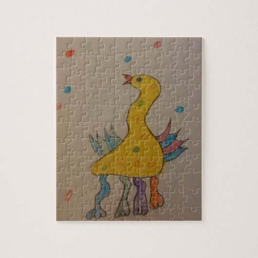 #ABC Art van kinderen, paascent Legpuzzel (Verticaal)
