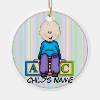 ABC Baby Boy Keramisch Ornament