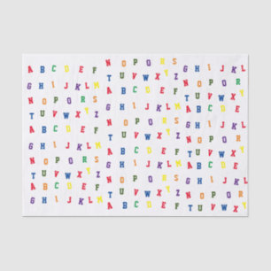 ABC Baby shower Tissue Paper Tissuepapier