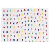 ABC Baby showers geschenkzak Groot Cadeauzakje (Achterkant)