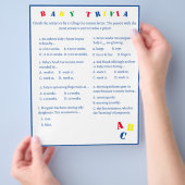 ABC Baby Trivia Spel Flyer (Hand)