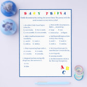 ABC Baby Trivia Spel Flyer (Enkel)