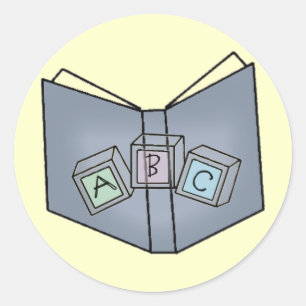 ABC Blocks Livre Stickers amusants