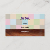 abc blokkeert Visitekaartjes (Achterkant)