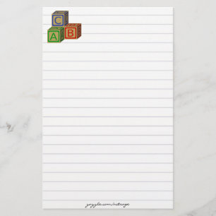 ABC Blokken Stationaire apparatuur Briefpapier