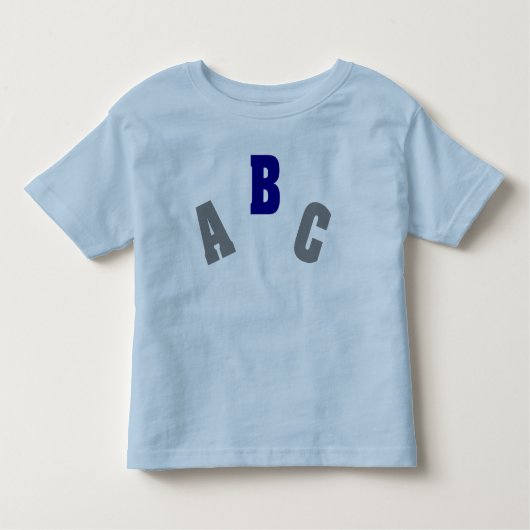 ABC Blue Shirt (Voorkant)