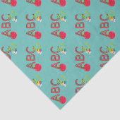 ABC-boekworm Tissuepapier (Detail)