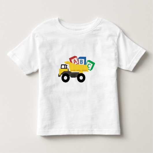 ABC Bouwwagens Kinder Shirts (Voorkant)