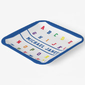 ABC Boy Baby shower Papier Bord (Gebogen)