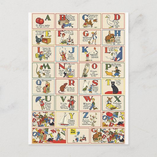ABC BRIEFKAART (Voorkant)