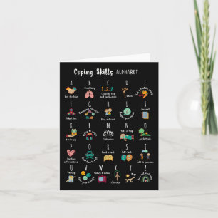 ABC Coping Skills Alfabet Zelfzorg Geestelijke Gez Kaart
