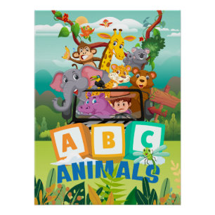 ABC Dieren Perfect Poster