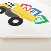 ABC Dump Truck Construction Trucks Sherpa Deken (3/4)