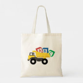 ABC Dump Truck Construction Trucks Tote Bag (Achterkant)