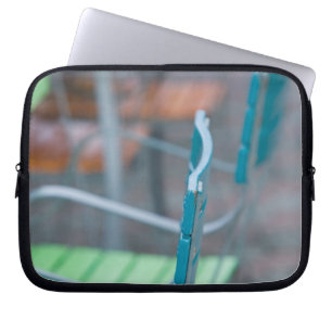 ABC-eilanden, ARUBA, Palm Beach: Kleurrijk Cafe 2 Laptop Sleeve