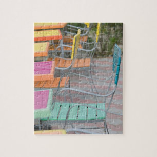ABC-eilanden, ARUBA, Palm Beach: Kleurrijk Cafe Legpuzzel