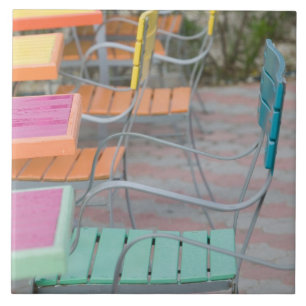 ABC-eilanden, ARUBA, Palm Beach: Kleurrijk Cafe Tegeltje